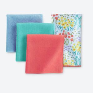 Norwex 3 Envirocloths and 1 Window Cloth Limited Edition Set of 4 NWT